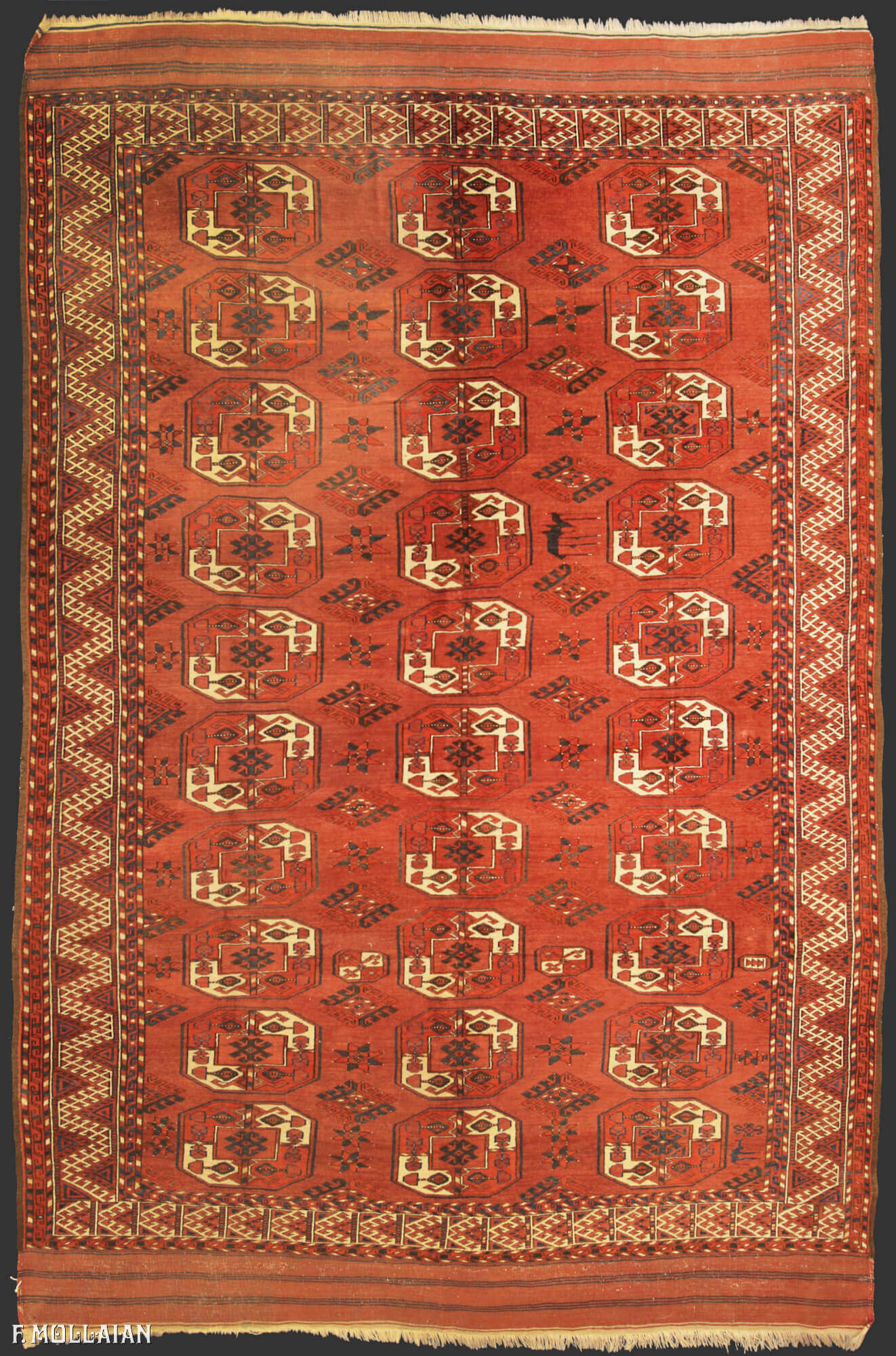 Tappeto Turkmeno Antico Ersari n°:93673350